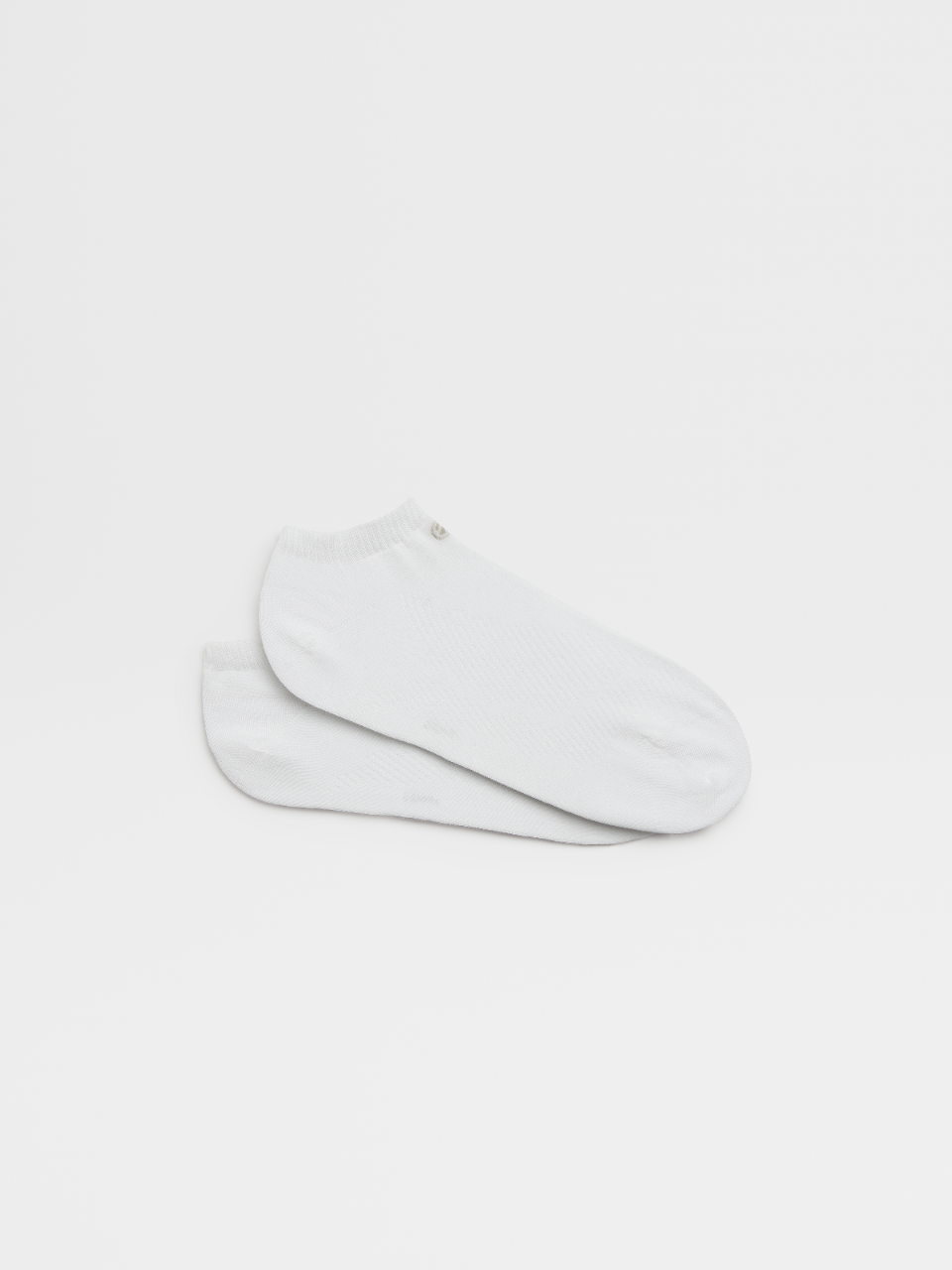 White Lyocell Sneaker Socks